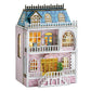 Diy Miniature House Kit, Cuteroom Wooden Dollhouse Kit Tiny House Making Kit With Furnitures, Diy Dollhouse Kit Gift For Women And Girls (Romantic Castle)