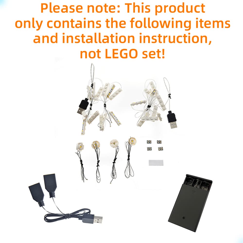 GEAMENT LED Light Kit Compatible with Lego 10256 Taj Mahal (Ver.2017) - Lighting Set for Creator Building Model (Model Set Not I