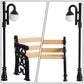 Balacoo Dollhouse Miniature Street Lights Bench Mini Street Lamps Post Lights Pathway Lantern Markers Dollhouse Streetlights Mod