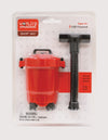 KKTS World's Smallest Shop Vac - Red, Model 408205300, Compact & Portable Vacuum for Home and Workshop Cleanup