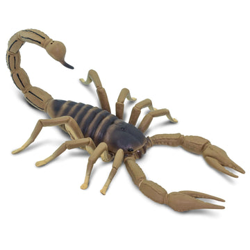 Safari Ltd. Scorpion Figurine - Realistic 7.5" Brown Arachnid Toy for Kids Ages 3+ - Educational Model 100260