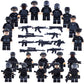 Toysvill SWAT Military Police Building Block Set for Kids | SUV + Soldiers Minifigures (22 PCS) with  and Accessories Gift