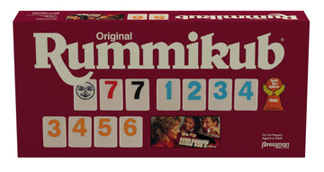 Pressman Original Retro Style Large Numbers Rummikub - Includes Tiles With Bright, Over-Sized, Inset Numbers For Easy Viewing, M