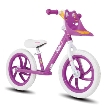 Joystar 14 Inch Balance Bike For Boys Girls 18Months-5 Years Old Push Bicycle Toddler Balance Bike 14' Gift Bike For Boys Girls Purple