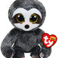 Ty Beanie Boos Dangler - Grey Sloth Reg
