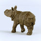 Schleich Wild Life Realistic Baby Indian Rhinoceros Figurine - Authentic And Highly Detailed Wild Animal Toy, Durable For Education And Fun Play For Kids, Perfect For Boys And Girls, Ages 3+