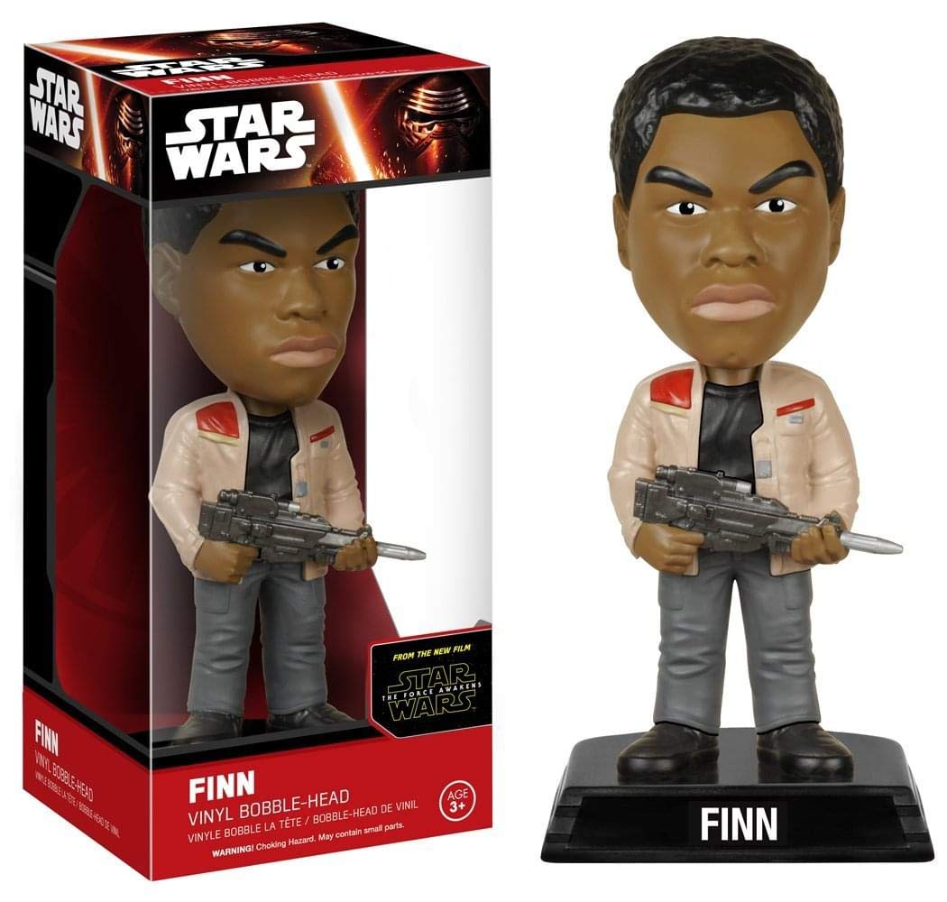 Star Wars Funko The Force Awakens Wacky Wobbler Finn Bobble Head