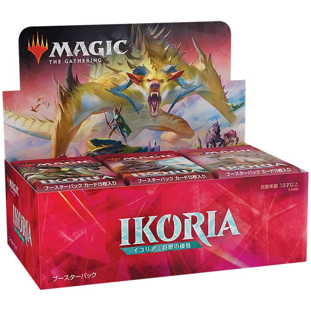 Magic: The Gathering Ikoria: Lair Of Behemoths Japanese Draft Booster Box | 36 Draft Booster Packs (540 Cards + Box Topper) | Fa