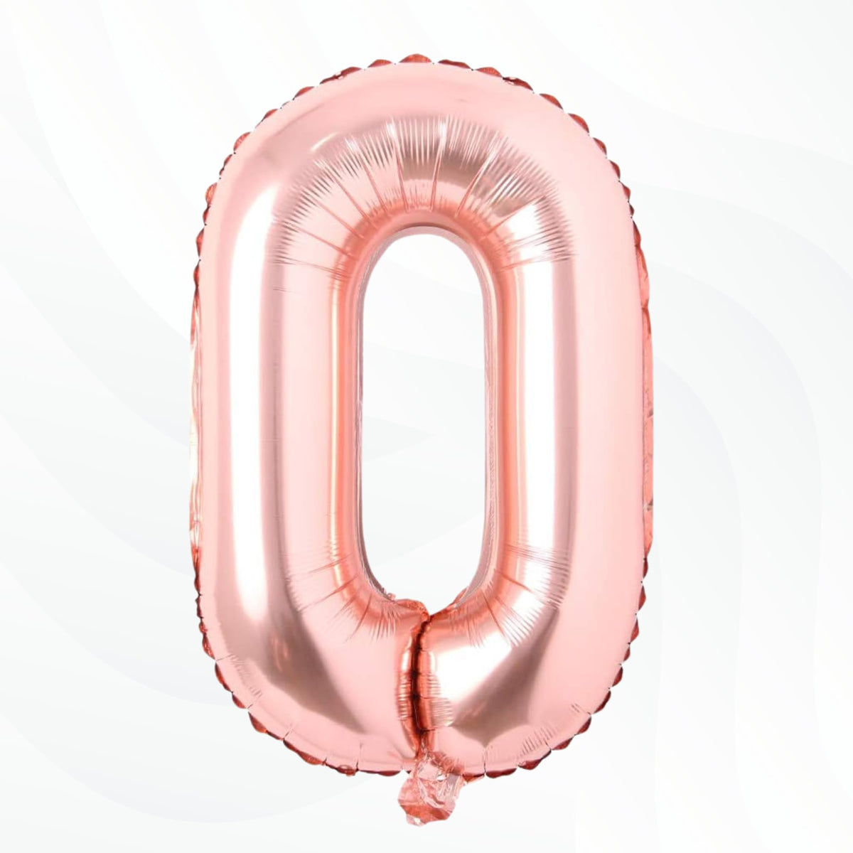 Flyloons Rose Gold O Letter Foil Balloon Alphabets Balloons Perfect for Birthday Decoration Items, Anniversary, Bachelorette, We