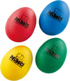 Meinl Nino Plastic Egg Shaker Assortment Of 4 Pieces