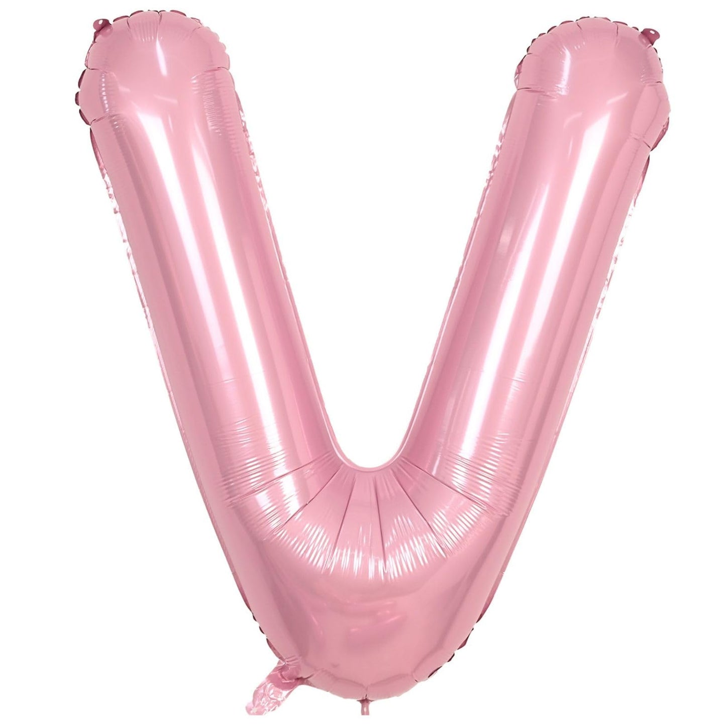 40 Inch Pink Letter Balloons, Large V Letter Balloons Foil Helium Balloons, Mylar Big Single Alphabet V Balloons, Pink Balloon L