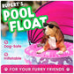 Ruperts Float Dog Pool Float | Inflatable Canopy Loungers for Pets | Water Rafts for XSmall to Small Dogs & Puppies | Puppy Pool