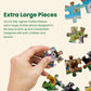 MasterPieces - 300 Piece Jigsaw Puzzle, Large EZ Grip Shapes, Mountain Meadow Farm, Fun for Adults, Seniors, Family, Kids, Matte
