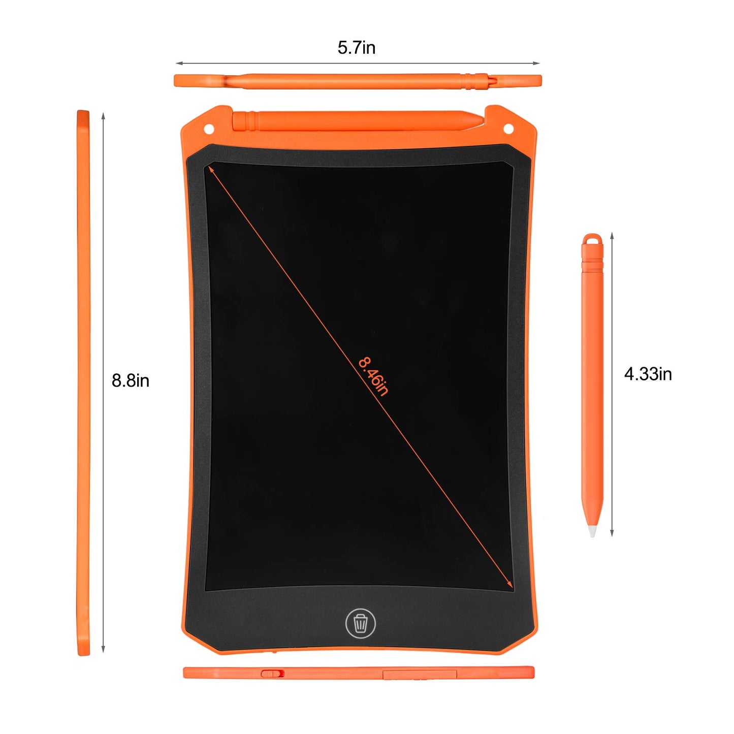 LEYAOYAO LCD Writing Tablet, Colorful Drawing Tablet with Protect Bag, Kids Drawing Pad 8.5 Inch Doodle Board,Toddler Boy and Gi