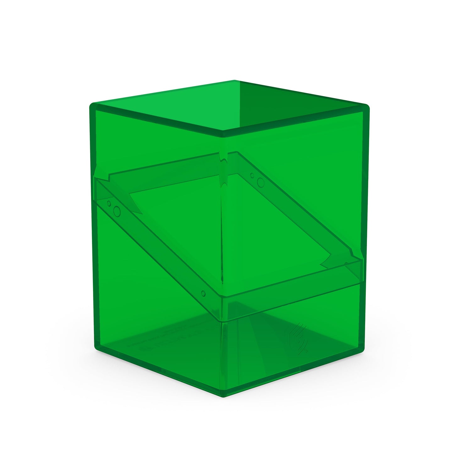 Ultimate Guard Boulder 100+ Clear, Deck Case For 100 Double-Sleeved Tcg Cards, Emerald, Secure & Durable Storage For Trading Car