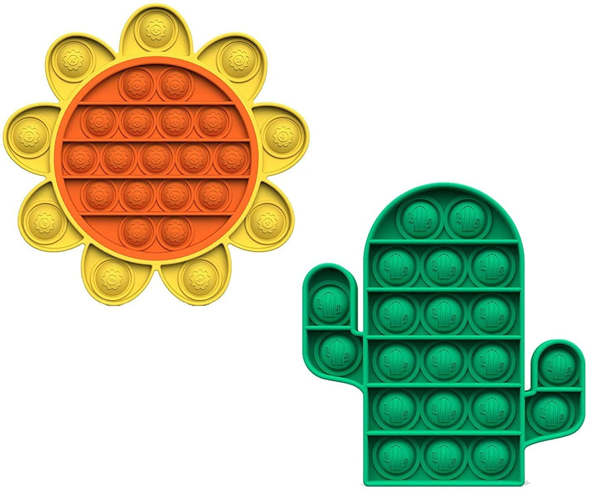FunBlast Pack of 2 Popit Game  Kids Toys Fidget Toys, Pop it Toy, Push Pop Bubble Fidget Sensory Toy, Stress Relief Fidget Toy 
