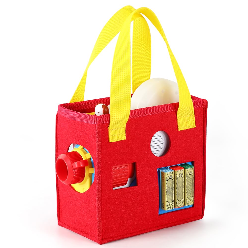 Pisosn Portable Carrying Case Compatible With Little Tikes Story Dream Machine Starter Set (Red)