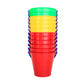 Spielstabil 12 Pack Large Sand Pail Beach Toy (6 Red, 4 Yellow, 2 Green) - Holds 2.5 Liters - Made in Germany