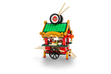 Brick Loot Exclusive Sushi Cart Bar Custom Designed Model Compatible With Major Block Brands Fun And Creative Boys And Girls Building Set