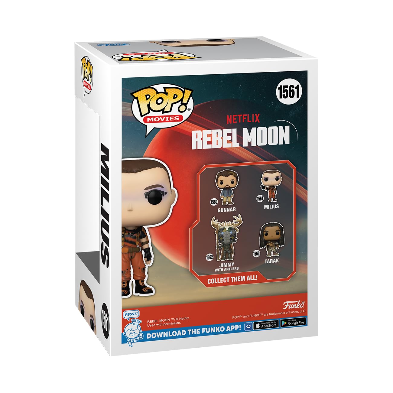 Funko Pop! Movies: Netflix - Rebel Moon, Milius