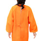 Lauthen.S Kids Art Smocks,Artist Painting Aprons Long Sleeve With Pocket For Toddler 8-12 Years(Orange)