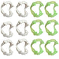 12 Pcs Vampire Fangs, Plastic White And Glow In The Dark Vampire Teeth For Dress Up Costume Cosplay Photo Props Halloween Christ
