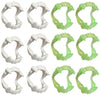 12 Pcs Vampire Fangs, Plastic White And Glow In The Dark Vampire Teeth For Dress Up Costume Cosplay Photo Props Halloween Christ