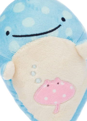 Aqi Jinbesan Whale Plush With Eisan - 6-Inch Plush