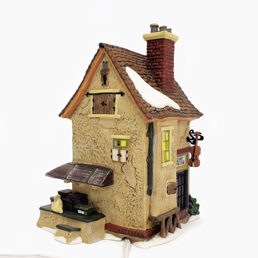 Department 56 Dickens' Village Swifts Stringed Instruments Lit House