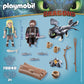Playmobil How To Train Your Dragon Iii Hiccup & Astrid With Baby Dragon Multicolor