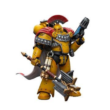 Yizrio Joytoy Warhammer 40K The Horus Heresy 1/18 Imperial Fists Legion Cataphractii Terminator Squad Legion Cataphractii With C