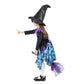 Sincere Party Deluxe Blue Witch Costume With Hat For Girls 7-8Years