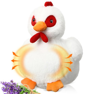 Realspring Microwavable Stuffed Animal Lavender Scented Stuffed Animal Cute Plush Heatable Coolable Plushie For Valentine'S Day