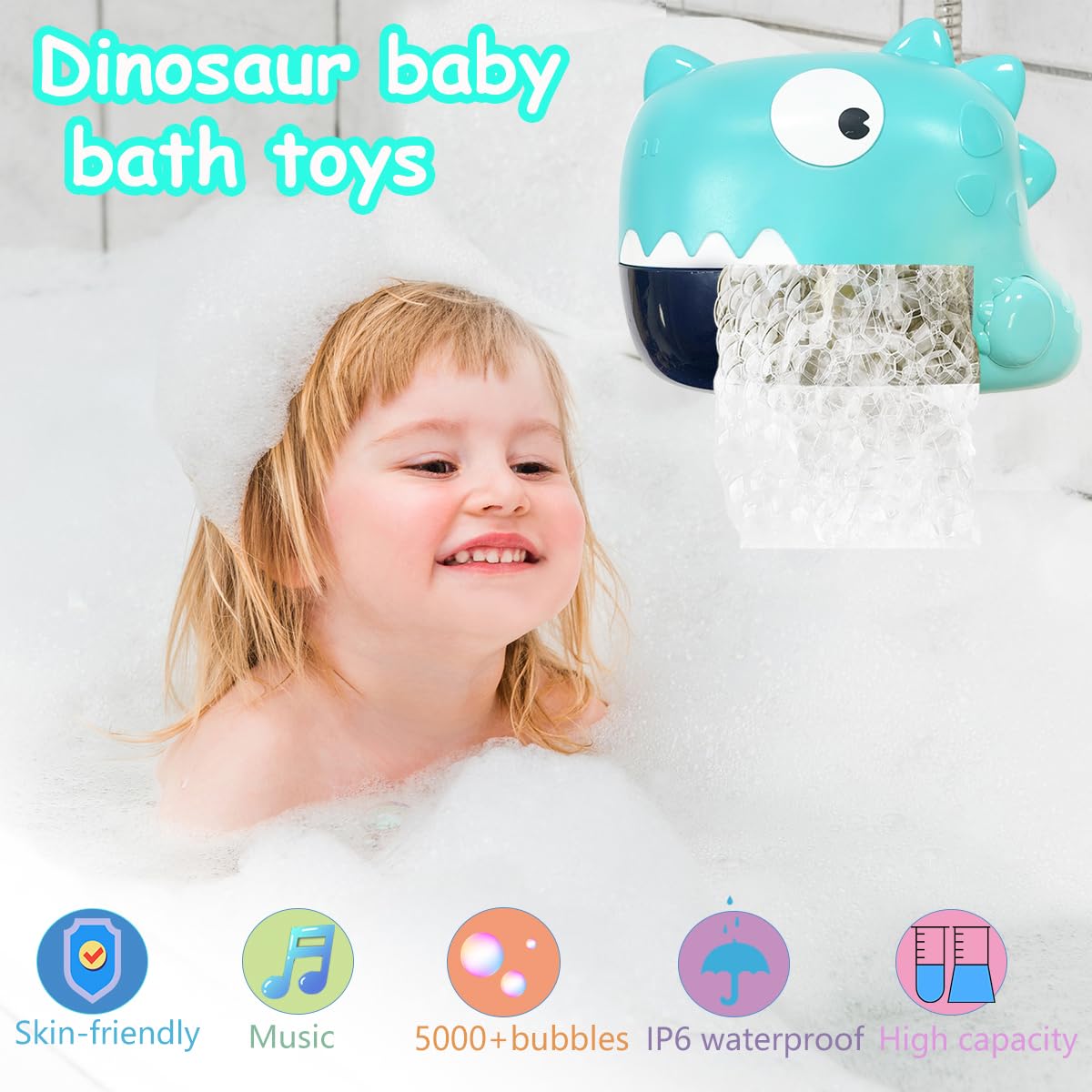 Valentines Day Gifts For Kids Games Gifts, Baby Bath Toys 6 12 18 Months, Christmas Decorations Party Favors Supplies, Xmas Birthday Gifts For Boys Girls Age 3 4 5 6 7 8, Dinosaur Toddler Toys