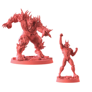Zombicide Dark Night Metal Pack #4 - Confront Multiversal Horrors With The Justice League! Cooperative Strategy Board Game, Ages