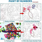 Elftoyer Paint By Numbers For Kids & Beginner, Diy Canvas Painting Gift Kits - Colorful Cats And Butterflies 16 X 20 Inch (Without Framed)