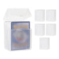 Rhcom 6-Pack Card Case, Plastic Card Case For Trading Cards, Sturdy Card Organizer For 90+ Sleeve Cards, Card Organizer For Mtg,