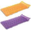Intex - Tote-N-Float Wave Inflatable Air Mat, (90 Inches X 34 Inches), (Colors May Vary), (2 Pack)
