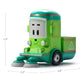 Robocar Poli, Cleany DIE-CAST Metal Toy Cars, Broomstown Sweeper Truck Toys, Mini Model Vehicle Party Birthday Gifts for Toddler