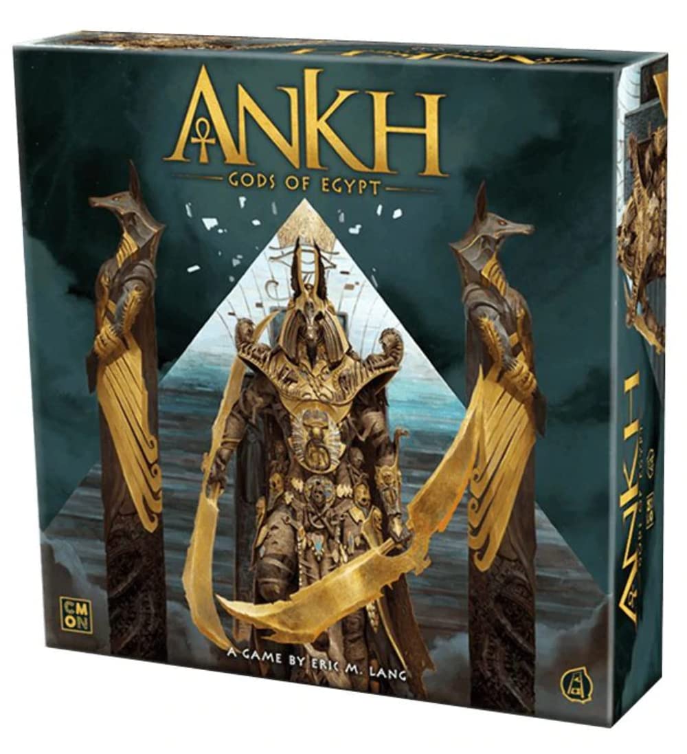 Ankh Gods Of Egypt Board Game - Engage In Divine Rivalry, Mythical Strategy, And Monumental Domination In This Epic Game For Kid