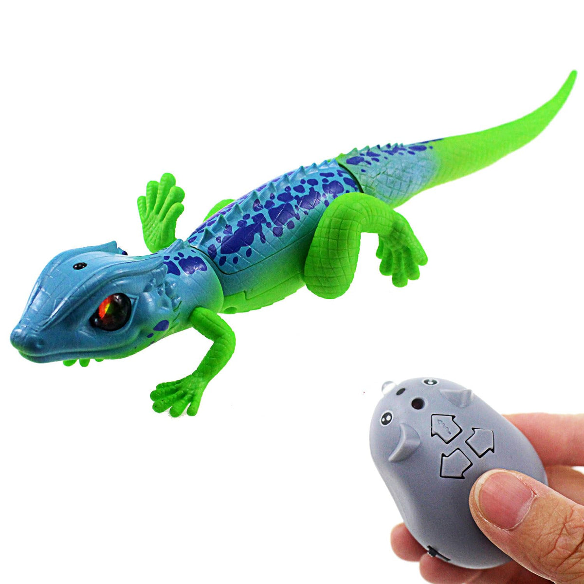 Tipmant RC Lizard Remote Control Animal Chameleon Realistic Crawler Vehicle Car Trick Halloween Christmas Prank Toys Birthday Ki