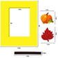 Fall Crafts for Kids Autumn Picture Frame Craft Kits Foam Crafts for Thanksgiving Toddlers Seasonal Decorations 12 Sets