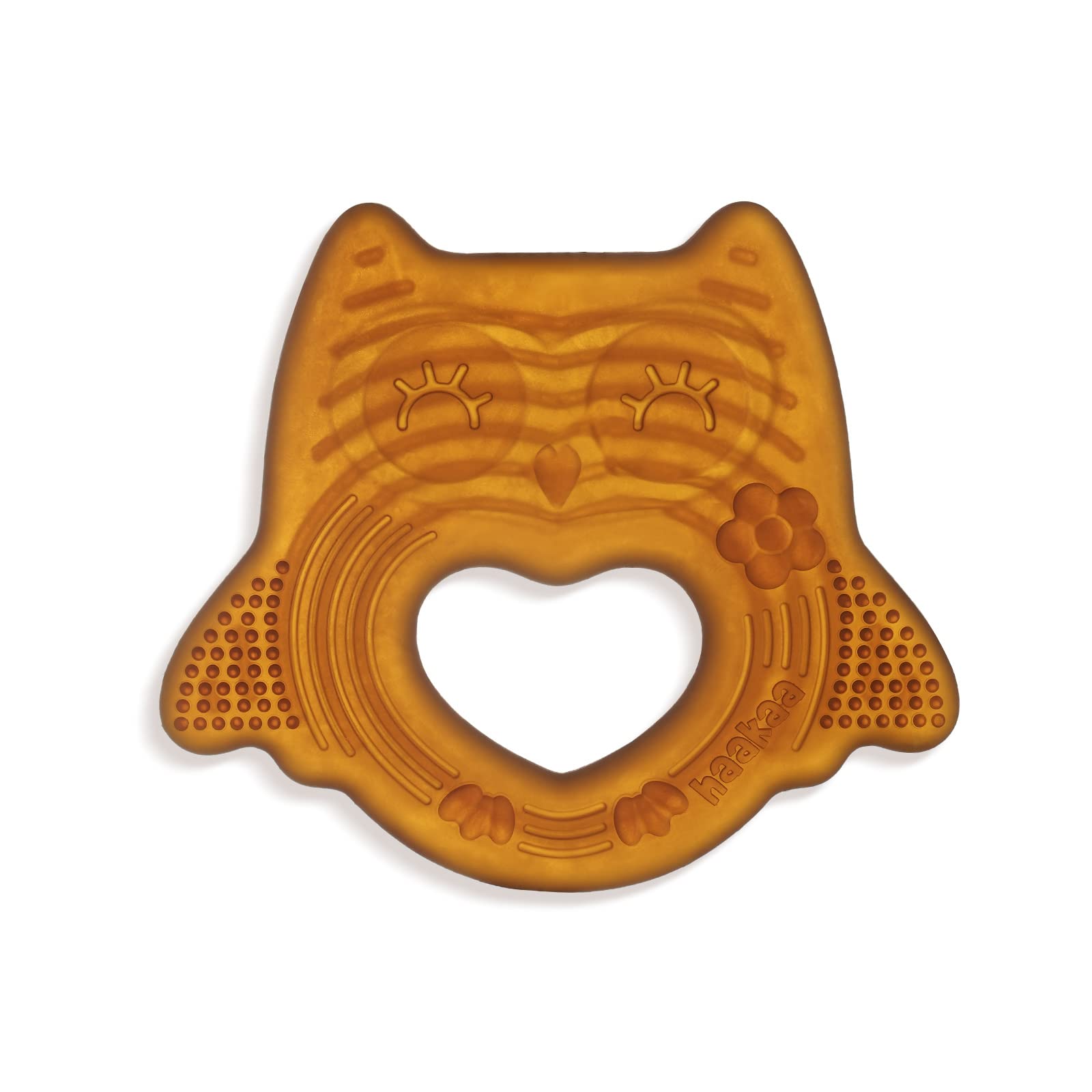 Haakaa Silicone Owl Teether,Food-Grade Smiling Teething Toy For Infants, Soft Chew Toys For Babies, Bpa Free, Toy For 3 Months+