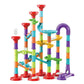 Marble Run Building Blocks STEM Toy Track Race Maze 30 Glass Marbles for Kids Boys Girls 3 4 5 6 7 8 9 10 11 12 Year Old Birthday Present Preshool Gift