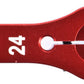 Apex RC Products 24T for Hitec Red Aluminum Dual Clamping Servo Horn -2 Pack #8011