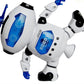 Musical Walking Dancing Robot Toy for Kids, Flashing Lights, 360 Body Spinning, Toddlers Bosys Girls Fun Toy Figure (Model 1)