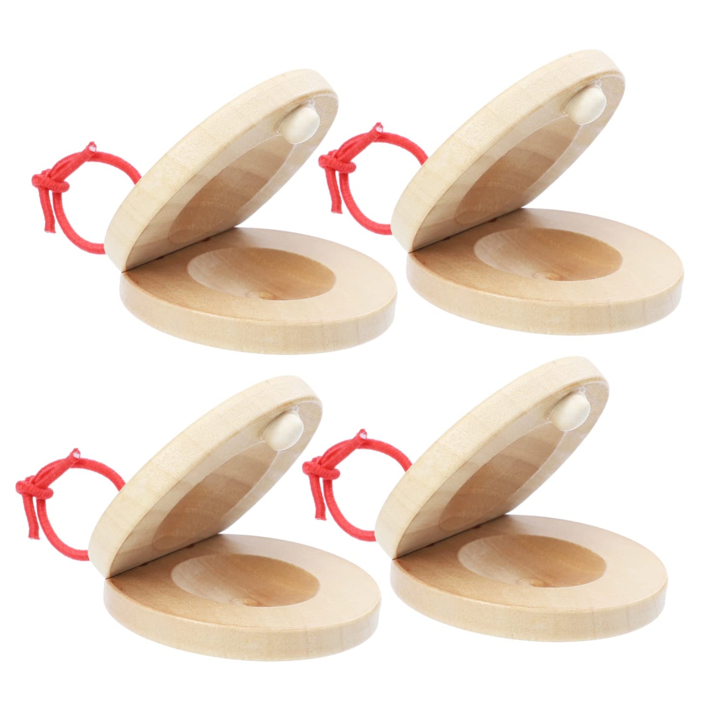 Excluzo Castanets Toys For Children Baby Instruments Infant Toy 4Pcs Orff Castanet Hand Castanets Glockenspiel Percussion Castan