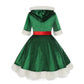 Lmyove Elf Dress Christmas Costume For Girls, Elfs Costumes Xmas Gift For Kids