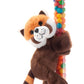 The Petting Zoo Red Panda Stuffed Animal Plushie Slap Bracelet, Gifts For Kids, Candypalz, Zoologee Red Panda Plush Toy