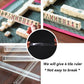 Drizzle 24Mm Travel Mahjong Game Set Mini Duck - 0.9'' Portable 144 Tiles - 4Pcs Racks Melamine Material Mah-Jong Family Leisure